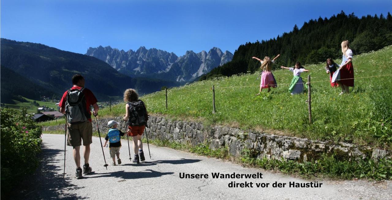 Hotel Haus Der Begegnung Gosau Esterno foto